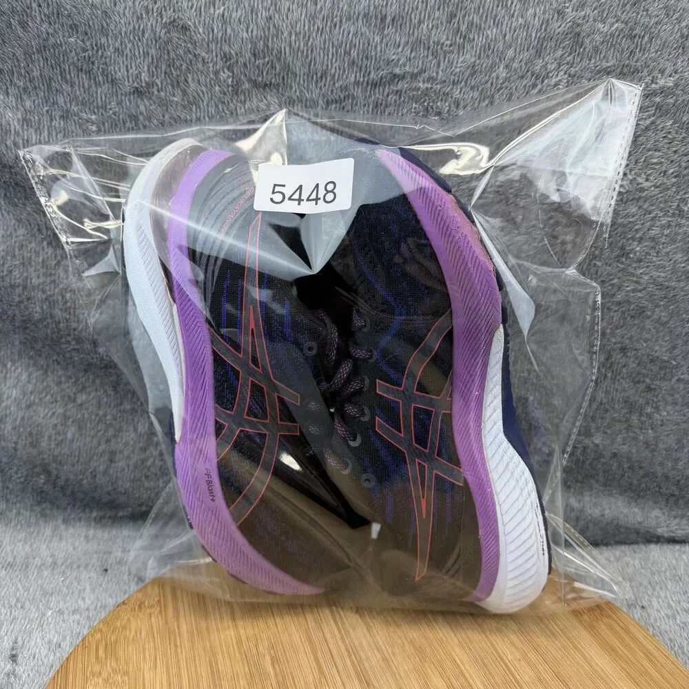 ASICS GEL-Kayano 29 Shoes Womens Size 8 Black Purple Running Sneakers 1012B272